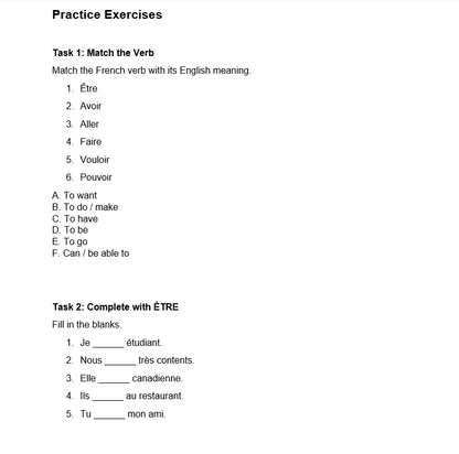 You Need These Verbs to Speak French