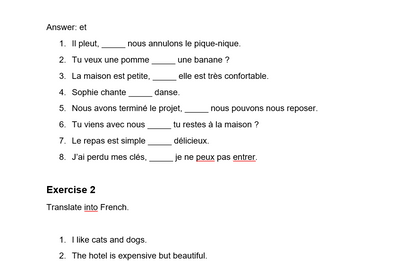 French Coordination